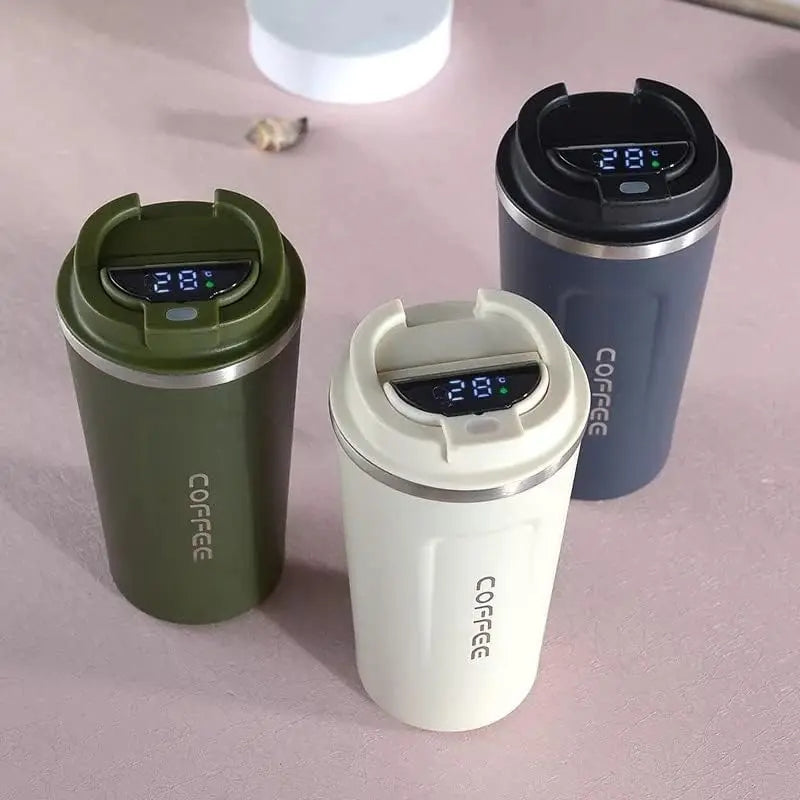 Thermos intelligent en acier inoxydable